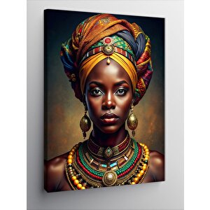Kanvas Tablo Afrikalı Kadın
