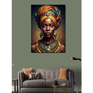 Kanvas Tablo Afrikalı Kadın