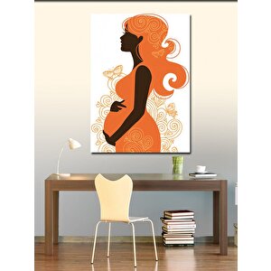Kanvas Tablo Hamile Kadın 70x100 cm