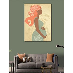 Kanvas Tablo Hamile Kadın 70x100 cm