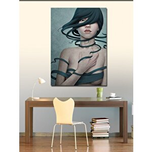 Kanvas Tablo Soyut Kadın 70x100 cm