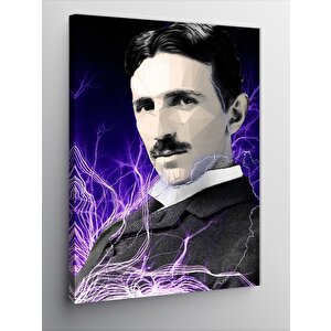 Kanvas Tablo Nikola Tesla 100x140 cm