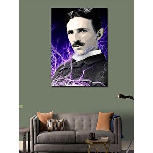 Kanvas Tablo Nikola Tesla 100x140 cm