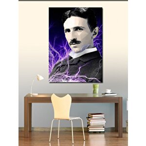 Kanvas Tablo Nikola Tesla 100x140 cm