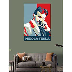 Kanvas Tablo Nikola Tesla 70x100 cm