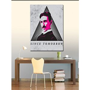 Kanvas Tablo Nikola Tesla 70x100 cm