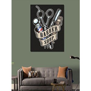 Kanvas Tablo Berber Dükkanı 70x100 cm
