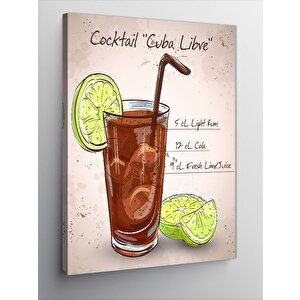 Kanvas Tablo Cuba Libre Kokteyl