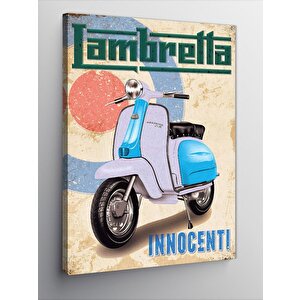 Kanvas Tablo Vespa Scooter