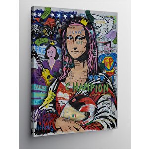 Kanvas Tablo Mona Lisa Pop Art