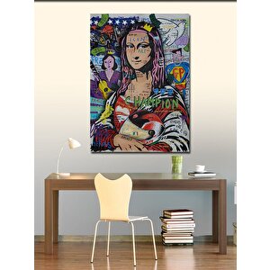 Kanvas Tablo Mona Lisa Pop Art