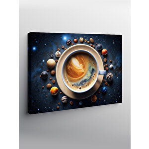 Kanvas Tablo Fincandaki Gezegenler 70x100 cm