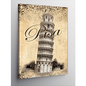Kanvas Tablo Pisa Kulesi İtalya 100x140 cm