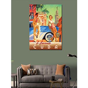 Kanvas Tablo Havana Küba