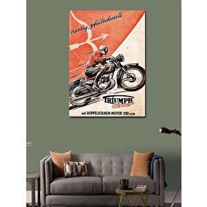 Kanvas Tablo Motor Süren Adam