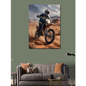 Kanvas Tablo Cross Yapan Motorcu