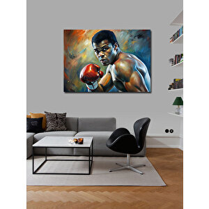 Kanvas Tablo Boksör Muhammed Ali 100x140 cm