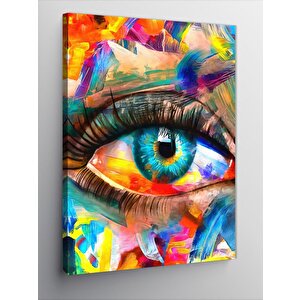 Kanvas Tablo Mavi Göz 70x100 cm