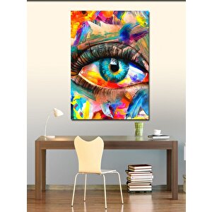 Kanvas Tablo Mavi Göz 70x100 cm