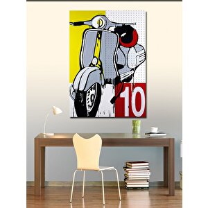 Kanvas Tablo Vespa Scooter 70x100 cm