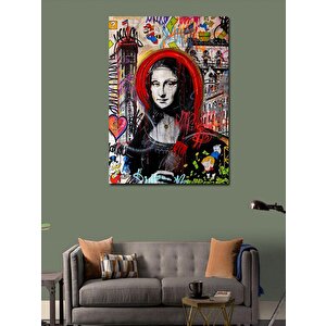 Kanvas Tablo Mona Lisa Pop Art