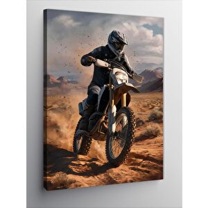 Kanvas Tablo Cross Yapan Motorcu