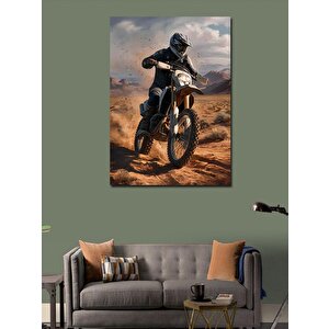 Kanvas Tablo Cross Yapan Motorcu