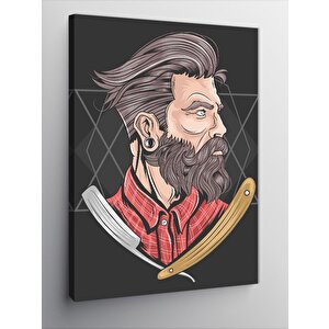 Kanvas Tablo Berber Temalı
