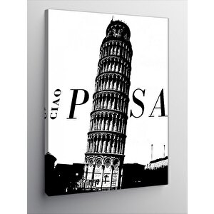 Kanvas Tablo Pisa Kulesi 100x140 cm