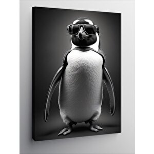 Kanvas Tablo Güneş Gözlüklü Penguen