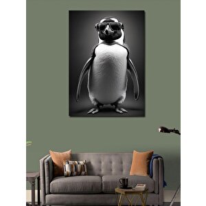 Kanvas Tablo Güneş Gözlüklü Penguen