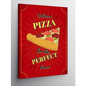 Kanvas Tablo Lezzetli Pizza