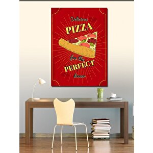 Kanvas Tablo Lezzetli Pizza