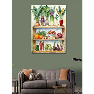 Kanvas Tablo Mutfak Temalı 100x140 cm