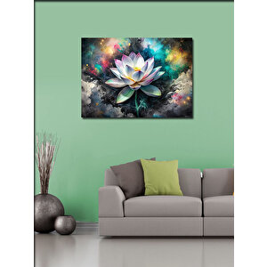 Kanvas Tablo Lotus Çiçeği 100x140 cm