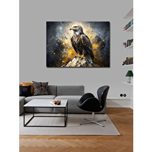 Kanvas Tablo Zirvedeki Kartal 100x140 cm