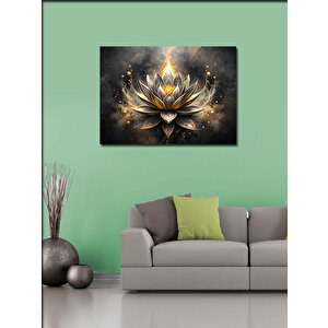 Kanvas Tablo Lotus Çiçeği 100x140 cm