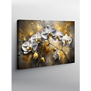 Kanvas Tablo Beyaz Orkideler 70x100 cm