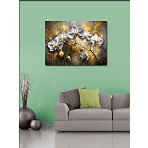 Kanvas Tablo Beyaz Orkideler 70x100 cm