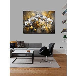 Kanvas Tablo Beyaz Orkideler 70x100 cm