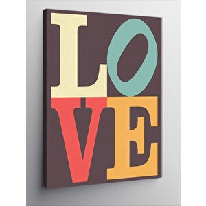 Kanvas Tablo Love Yazısı