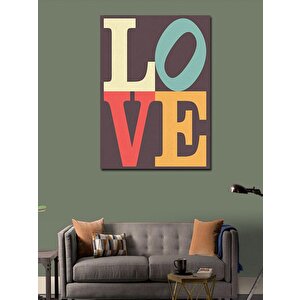 Kanvas Tablo Love Yazısı