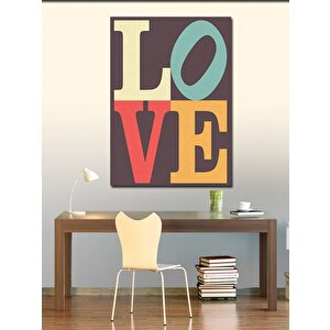 Kanvas Tablo Love Yazısı