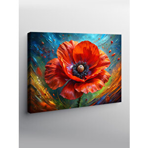 Kanvas Tablo Gelincik Çiçeği 100x140 cm
