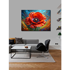 Kanvas Tablo Gelincik Çiçeği 100x140 cm