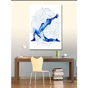 Kanvas Tablo Yoga Yapan Kadın