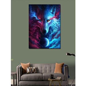 Kanvas Tablo Kurt Ve Dolunay 70x100 cm