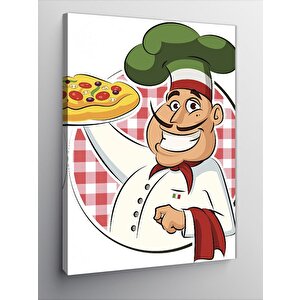 Kanvas Tablo Aşçı Mutfak Temalı