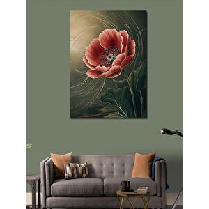 Kanvas Tablo Gelincik Çiçeği 100x140 cm