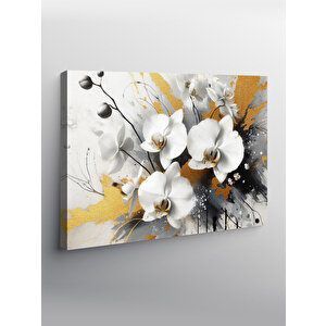 Kanvas Tablo Beyaz Orkideler 70x100 cm